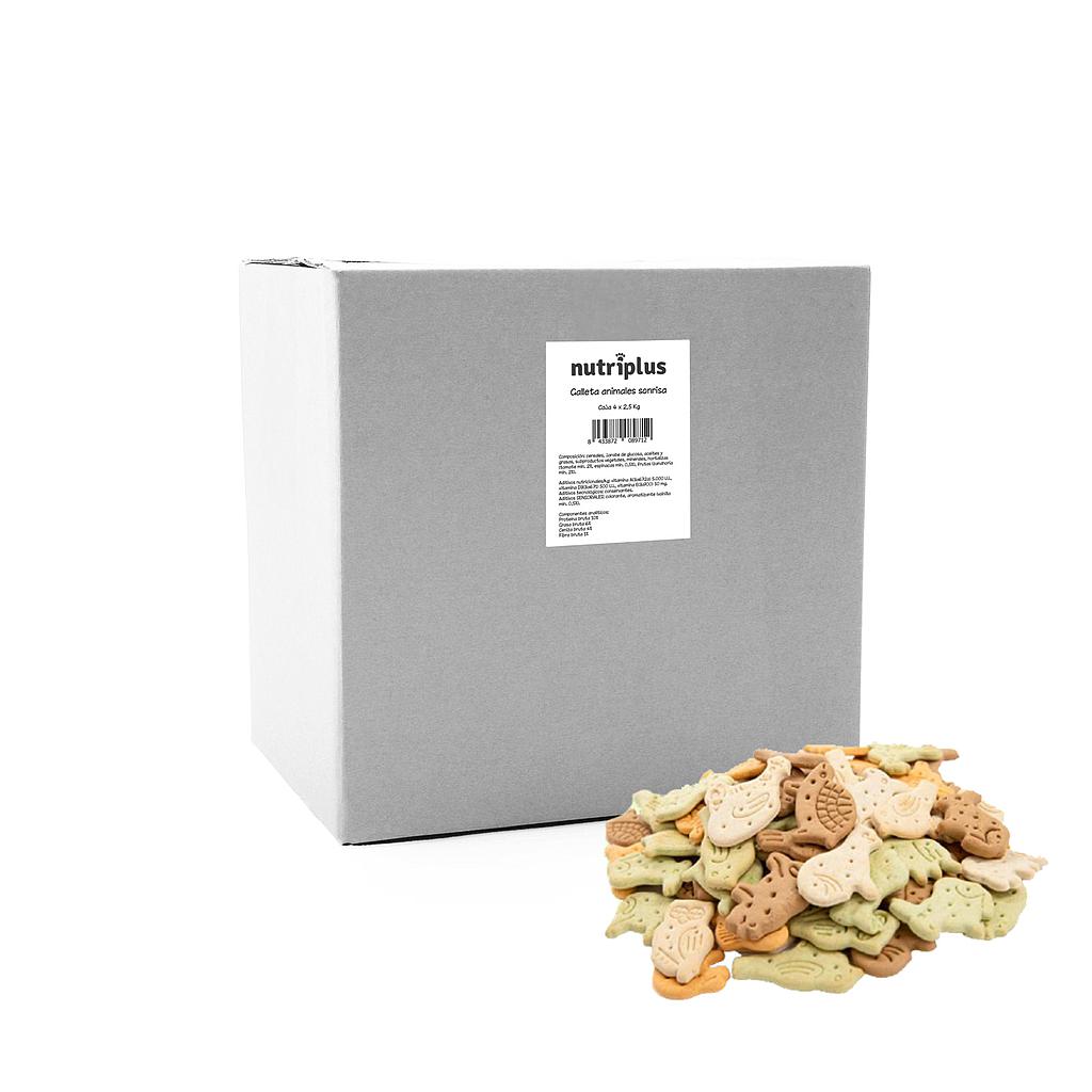 NUTRIPLUS GALLETA ANIMALES SONRISA 2,5 KG