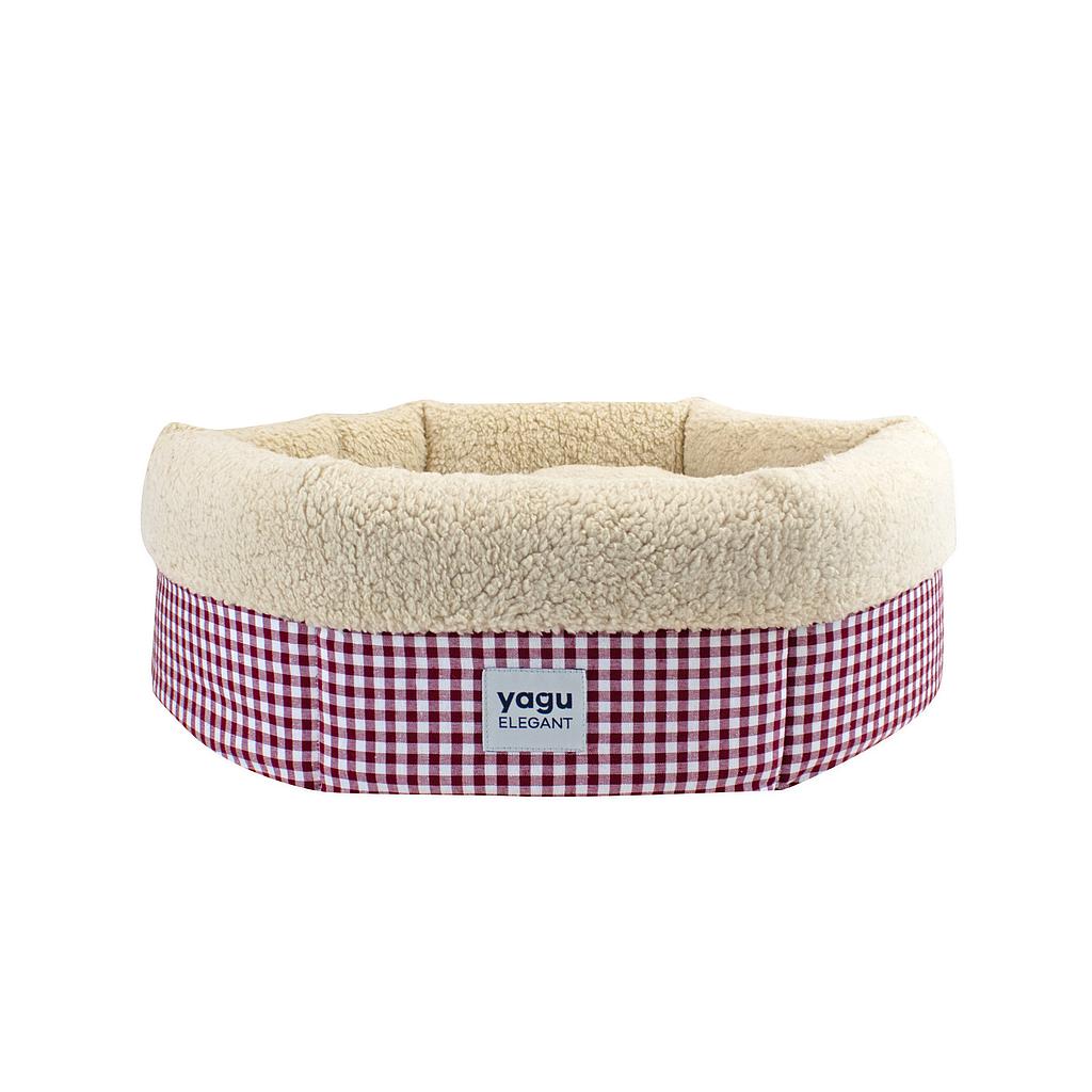 YAGU DESCANSO CUNA ROYAL VICHY GRANA BORREGUILLO T-U  48 x 48 x 17 CM