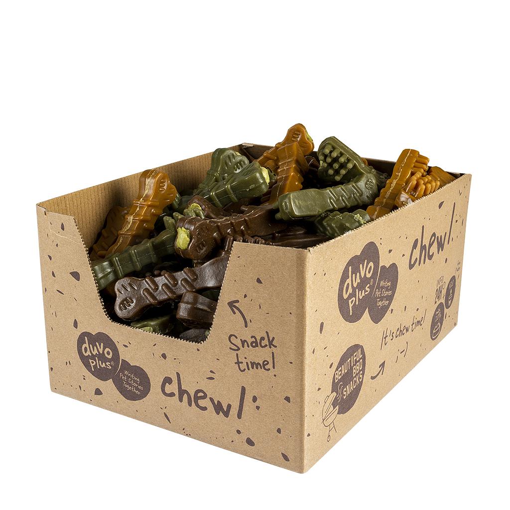 DUVO CHEW CEPILLOS DENTALES RELLENOS SURTIDOS 9,6 CM