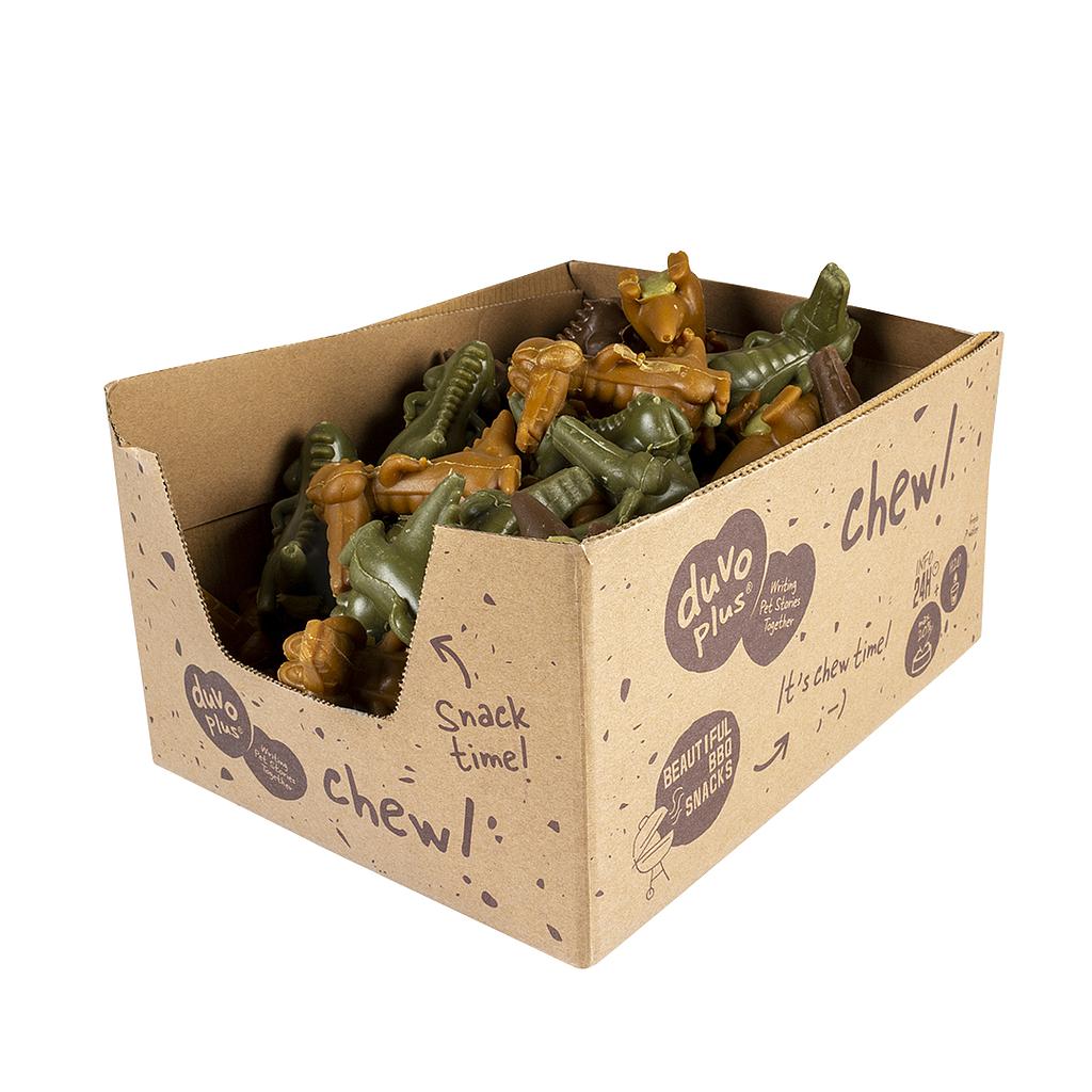 DUVO CHEW COCODRILOS DENTALES RELLENOS SURTIDOS 13 CM