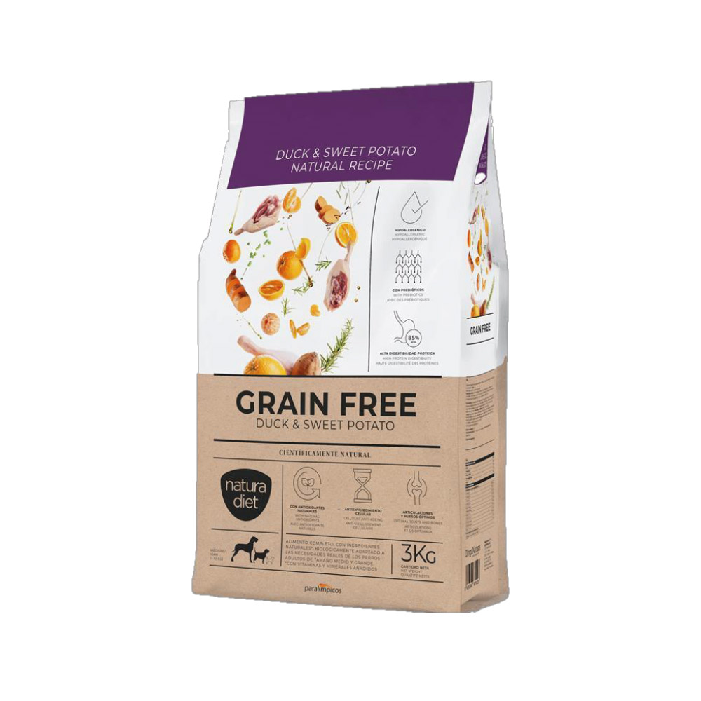 DNG NATURA DIET GRAIN FREE PATO &amp; SWEET POTATO