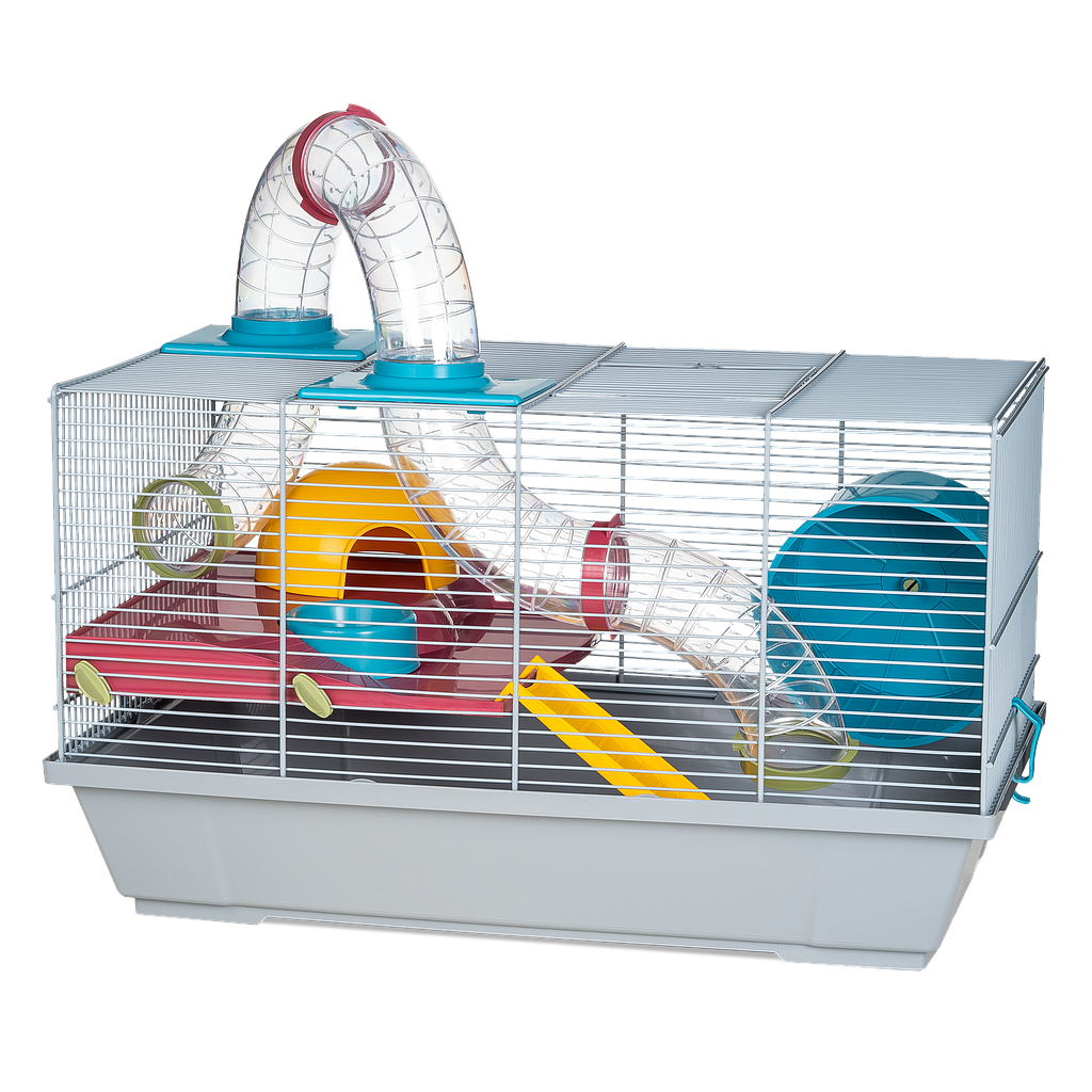 YAGU JAULA HAMSTER MODELO 138  (50 x 28 x 29 CM)