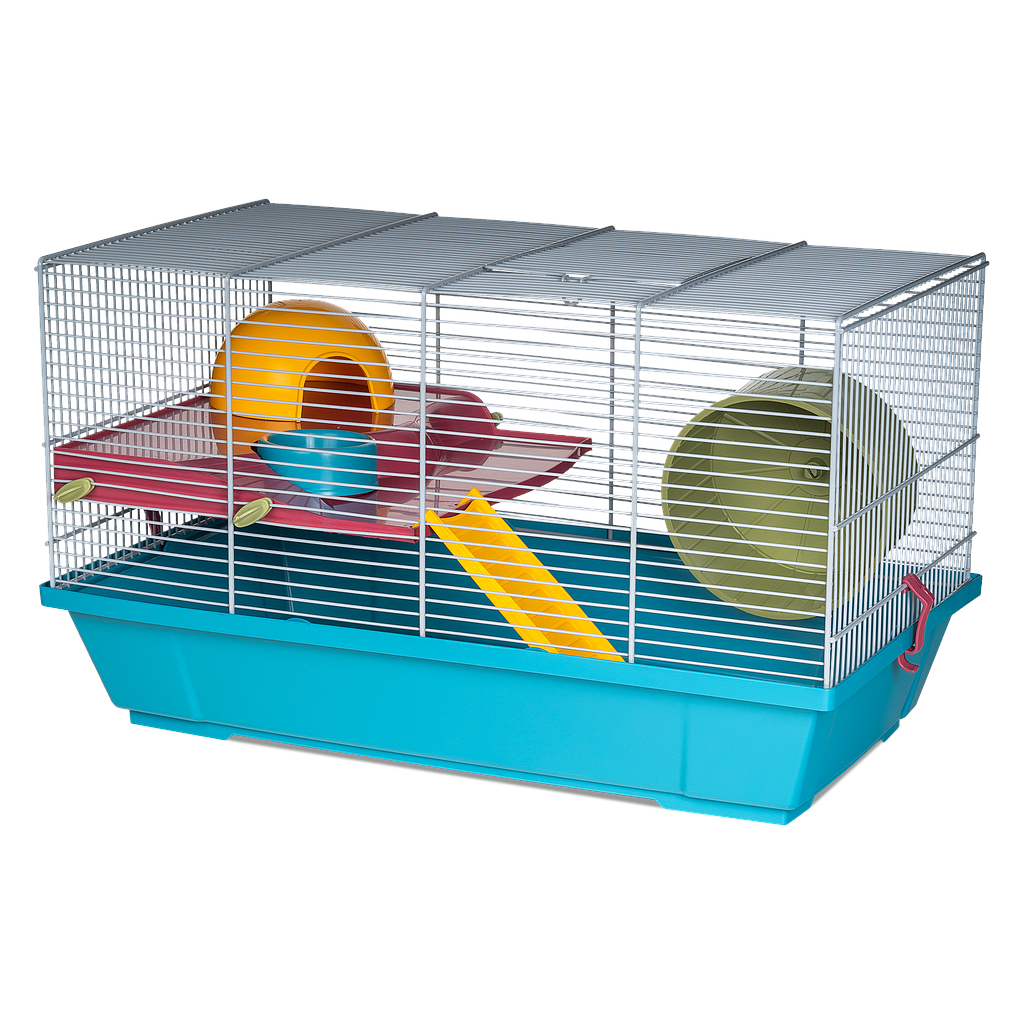 YAGU JAULA HAMSTER MODELO 148  (50 x 28 x 29 CM)