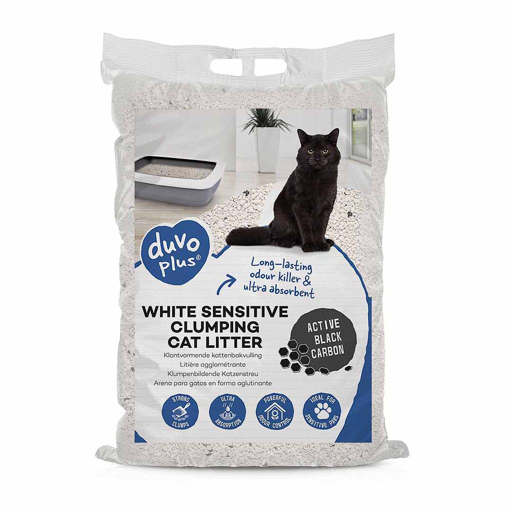 DUVO BENTONITA WHITE SENSITIVE BLACK CARBON 12 KG