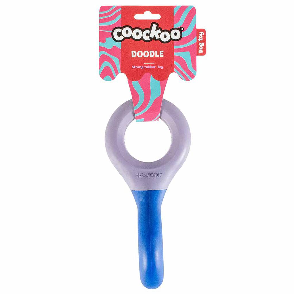 DUVO COOCKOO JUGUETE PERRO DOODLE LILA Y AZUL  23 x 10,5 x 3 CM
