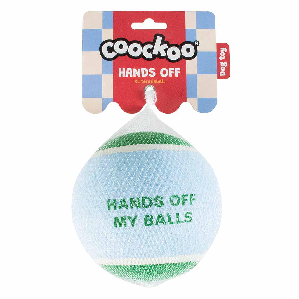 DUVO COOCKOO JUGUETE PERRO HANDS OFF XL AZUL Y VERDE  12,7CM