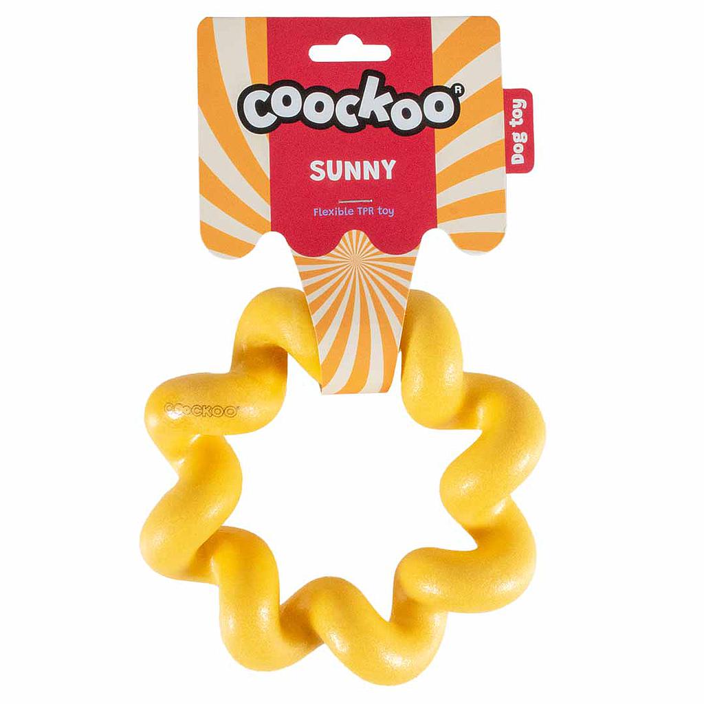 DUVO COOCKOO JUGUETE PERRO SUNNY AMARILLO  16,5 x 4,5 CM