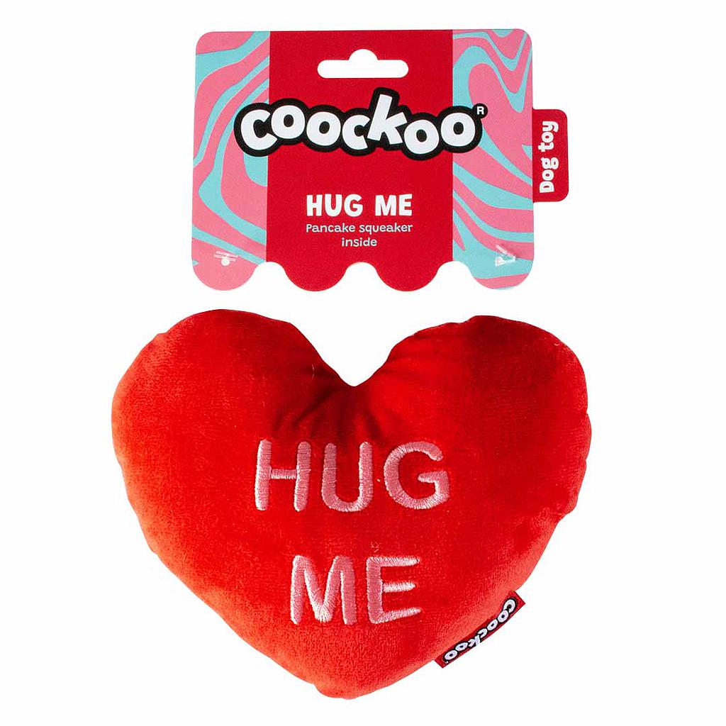 DUVO COOCKOO JUGUETE PERRO HUG ME ROJO  18 x 14 x 6 CM
