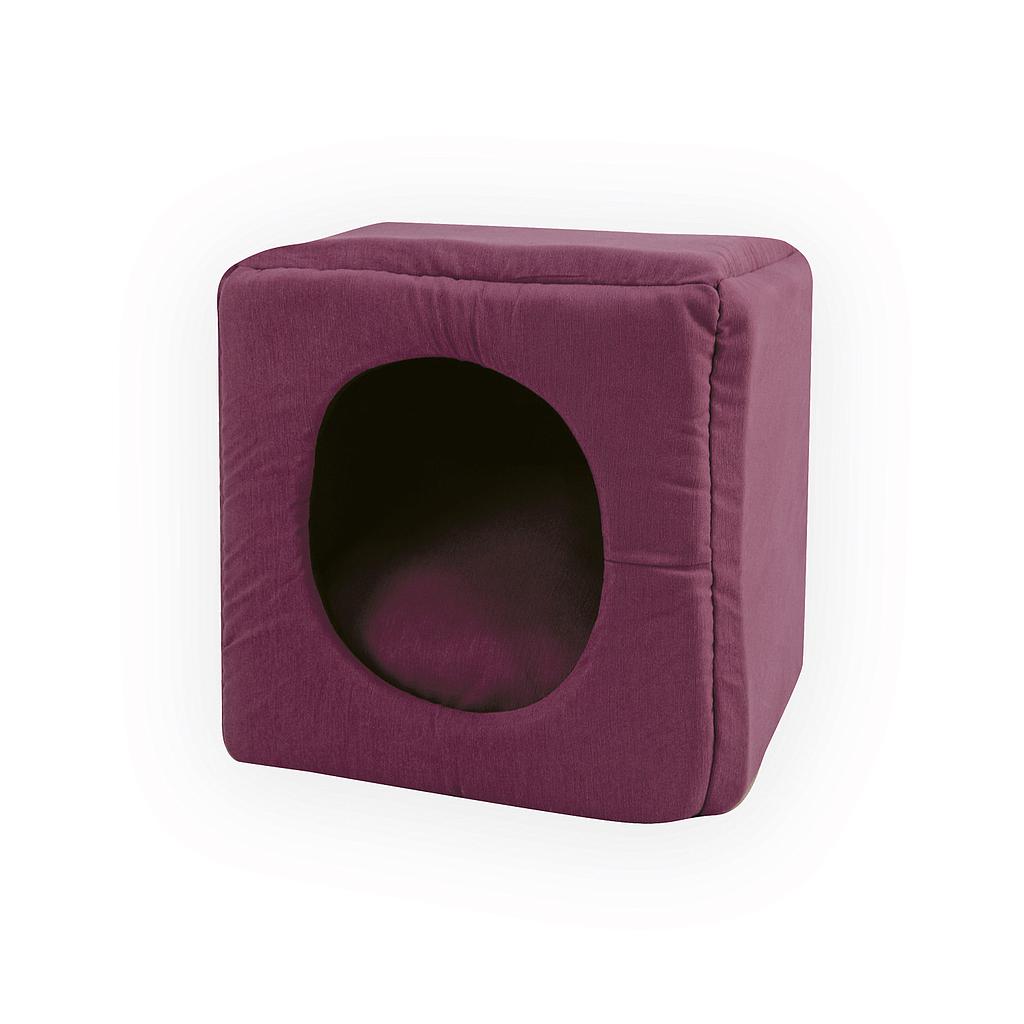 OFERTA YAGU CUBO BURDEOS T-U  33 x 33 x 33 CM