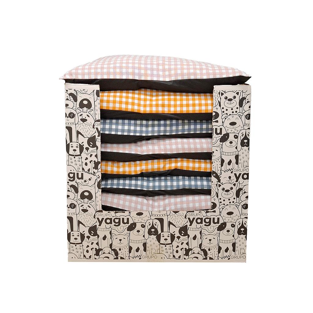 YAGU LOTE COLCHONETA NICO VICHY SURTIDO  T-U  80 x 60 x 12 CM