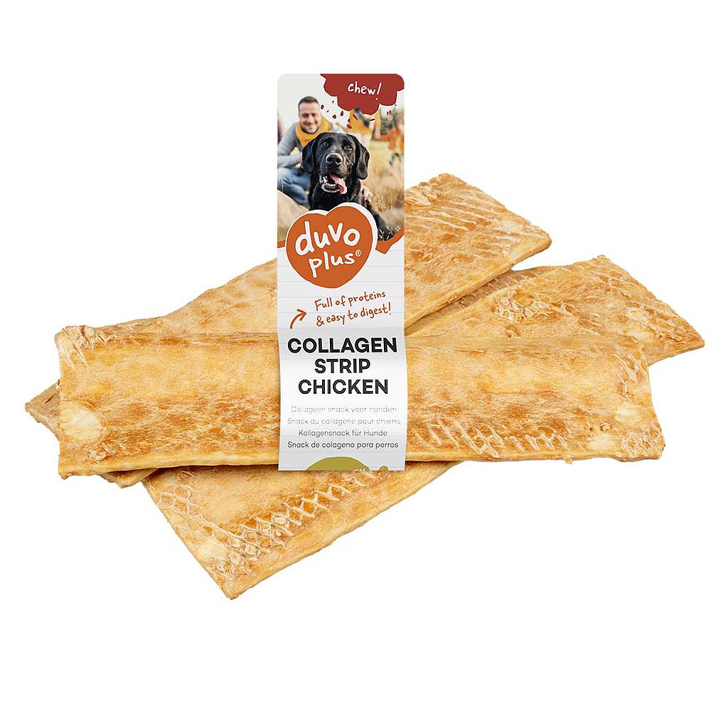 DUVO CHEW STRIP COLAGENO DE POLLO 15 CM (1 UNI - 32 GR)