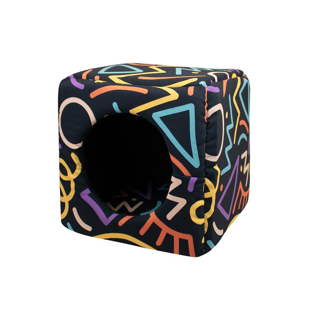 OFERTA YAGU DESCANSO CUBO COMPACTO DOODLE T-U  33 x 33 x 33 CM
