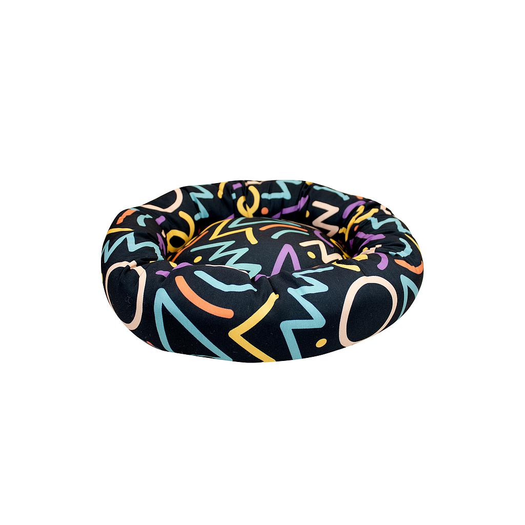 OFERTA YAGU DESCANSO CUNA DONUT DOODLE T-U  47 x 47 x 13 CM