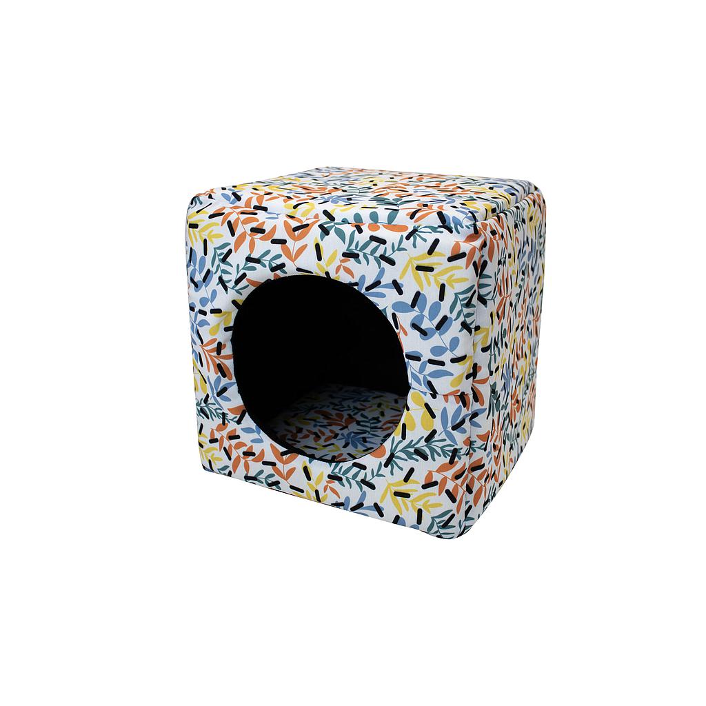 YAGU DESCANSO CUBO COMPACTO NATURE T-U  33 x 33 x 33 CM