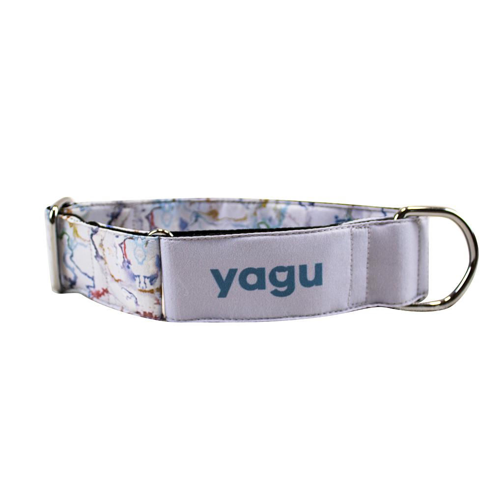 YAGU PASEO COLLAR MARTINGALE MARBLE
