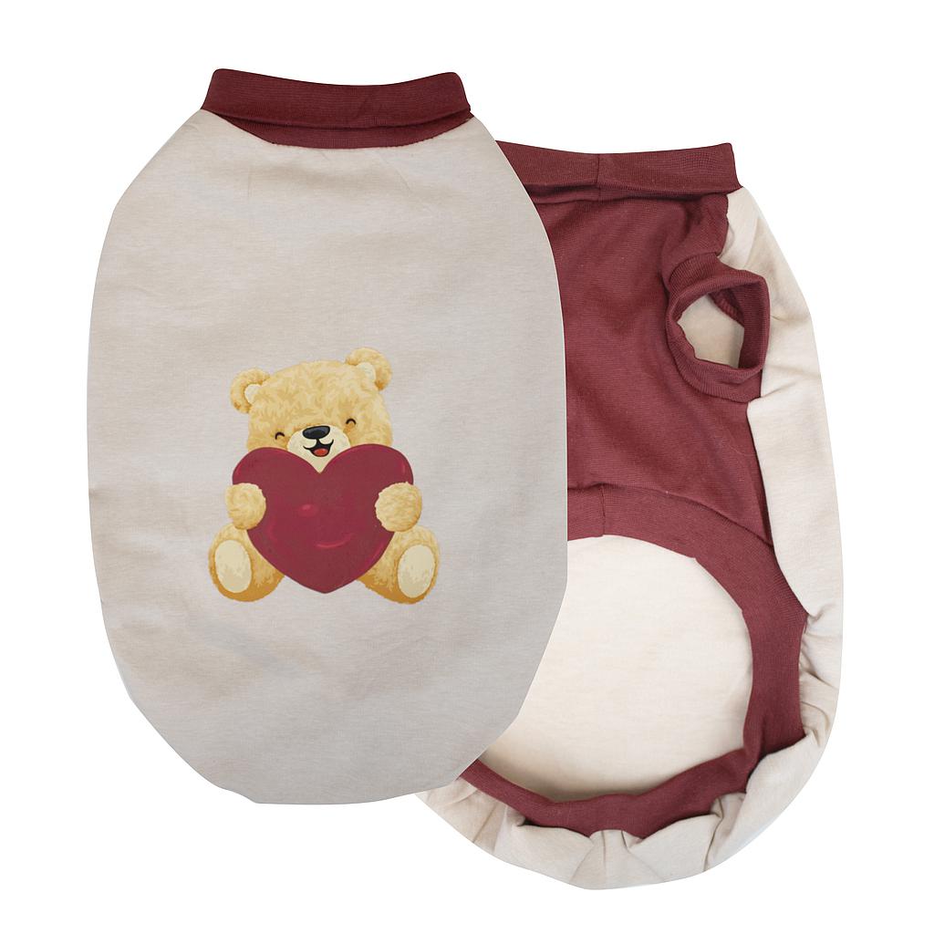 YAGU MODA SUDADERA AFELPADA OSITO