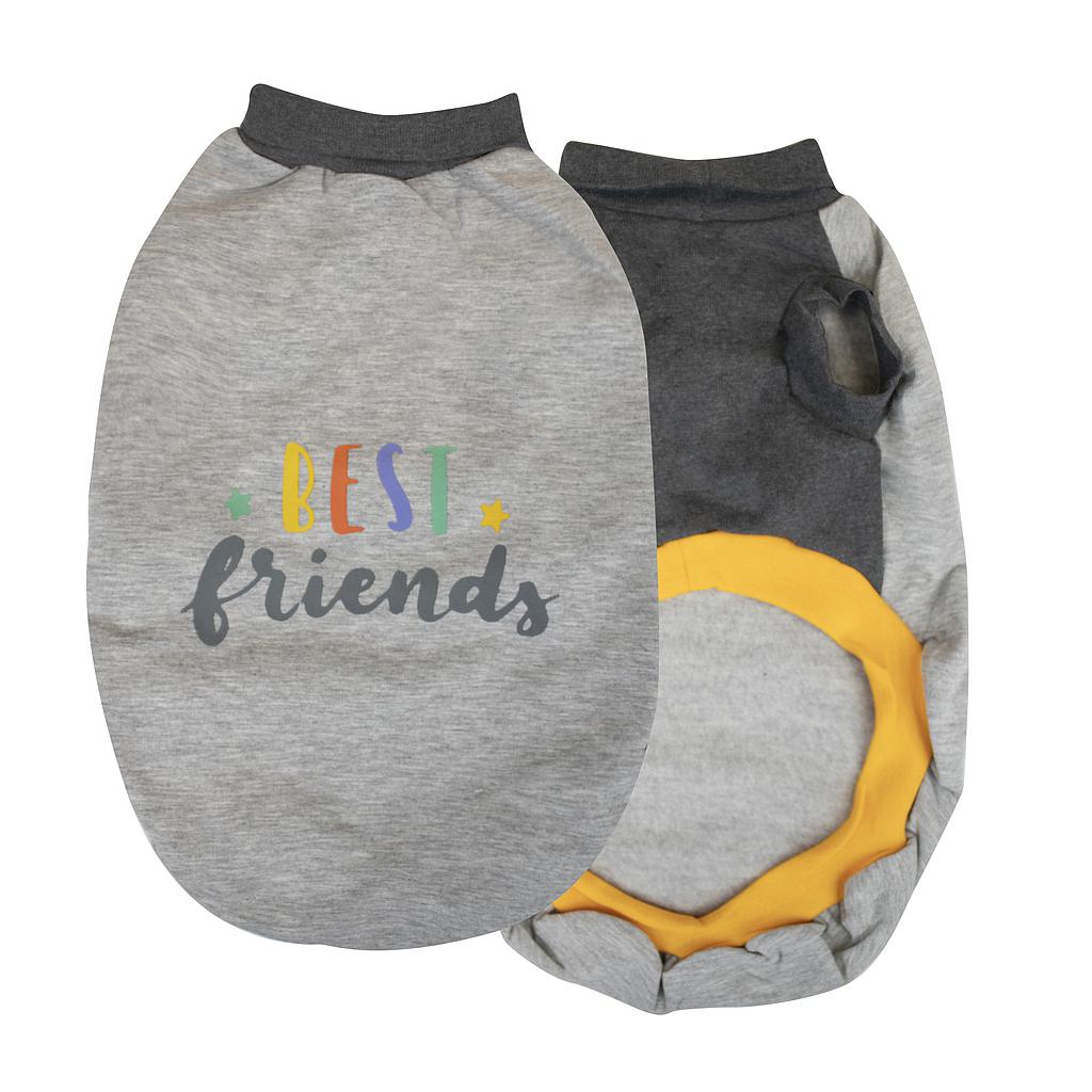 YAGU MODA SUDADERA AFELPADA FRIENDS