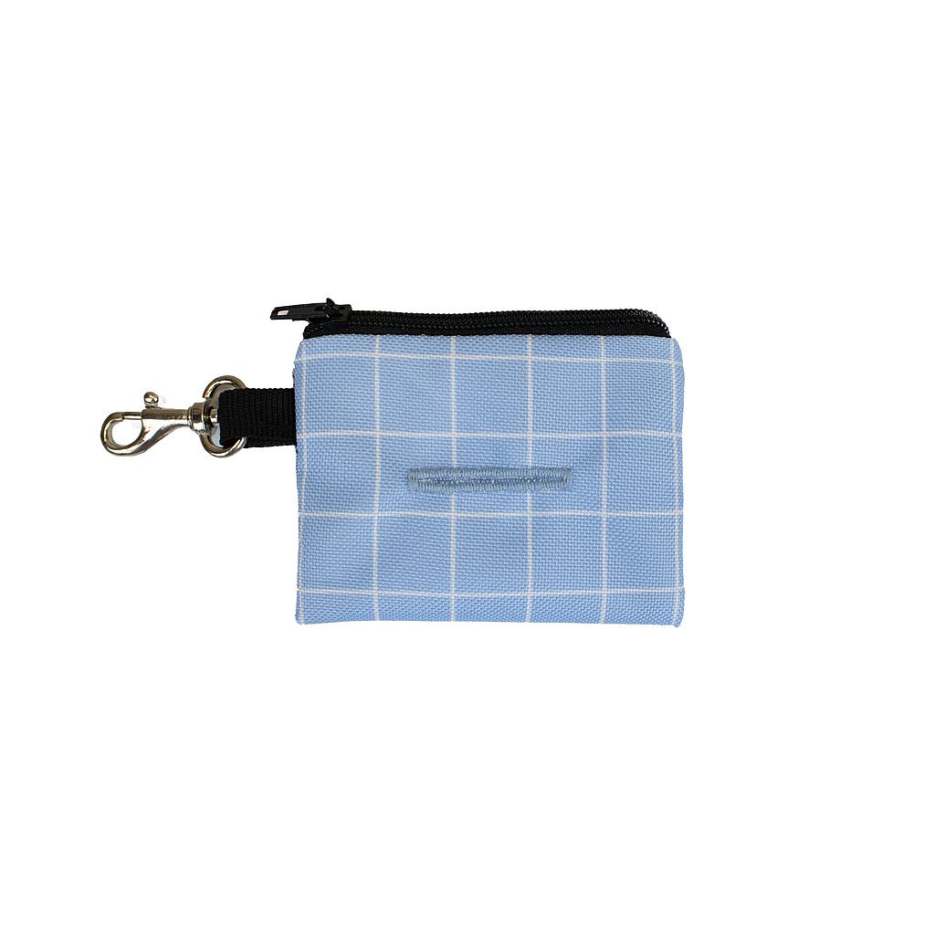 YAGU PASEO PORTABOLSAS QUADRE AZUL T-U  8 x 6,5 CM