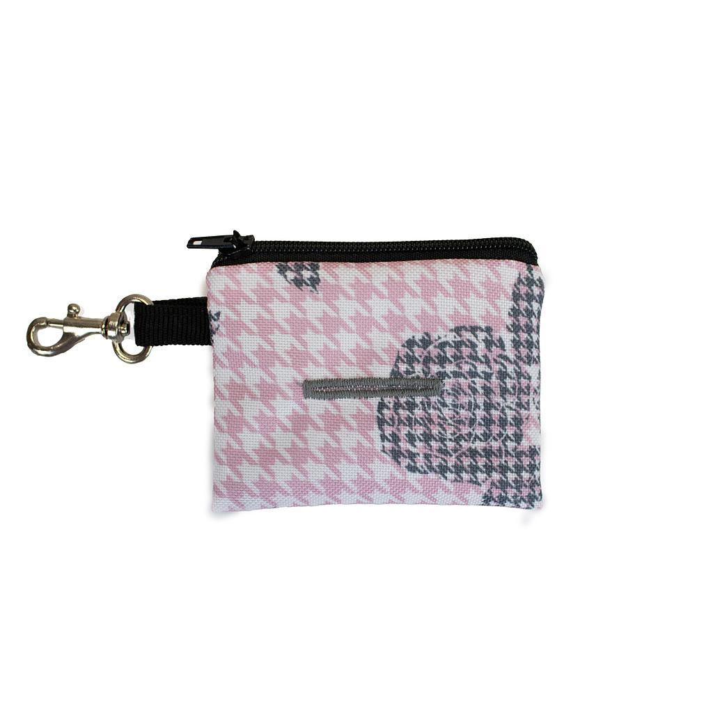 YAGU PASEO PORTABOLSAS FLOW ROSA T-U  8 x 6,5 CM