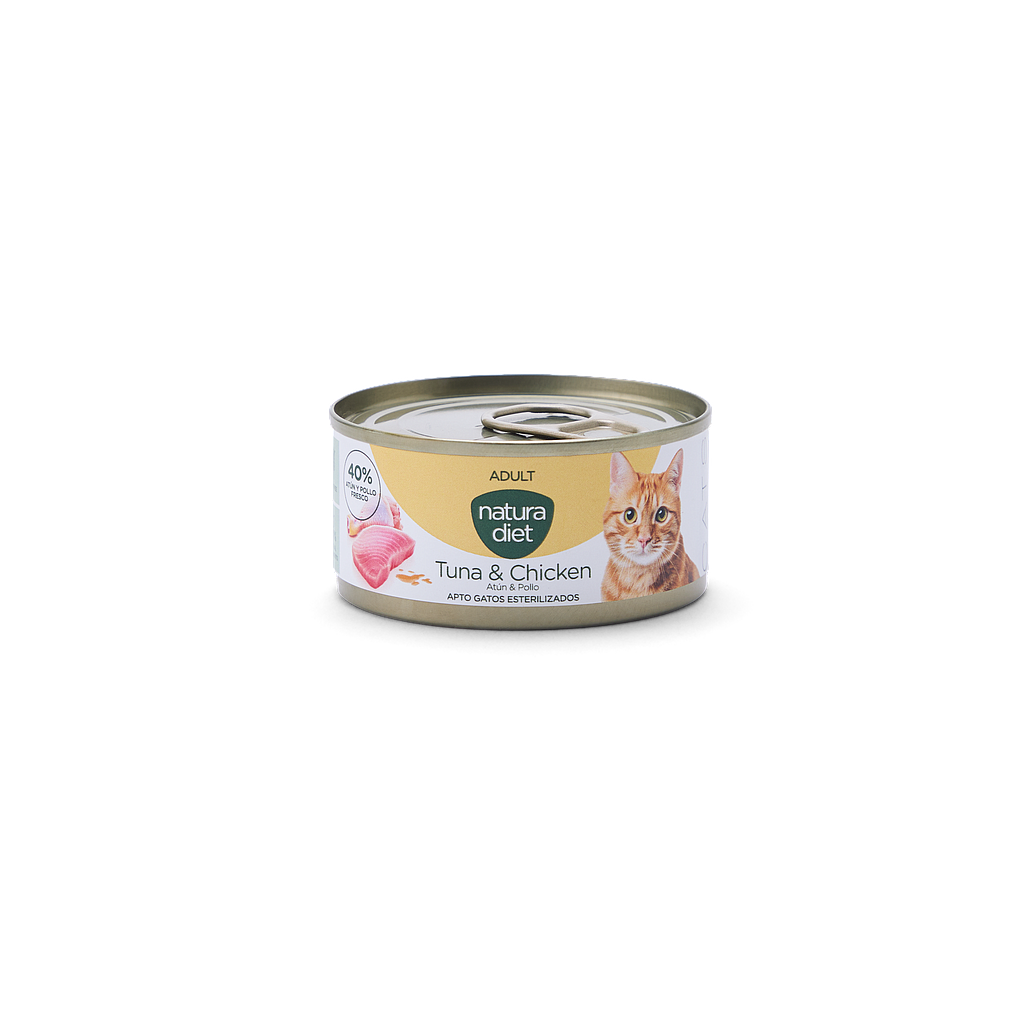 OFERTA DNG NATURA DIET CAT PATE ADULT TUNA &amp; CHICKEN 85 GR