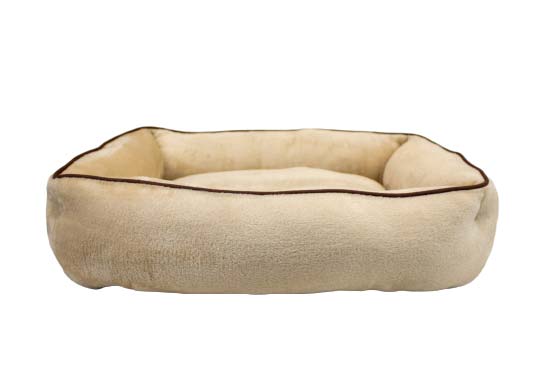 YAGU DESCANSO LOTE CAMA POLAR+ BEIGE T-2  62 x 45 x 14 CM