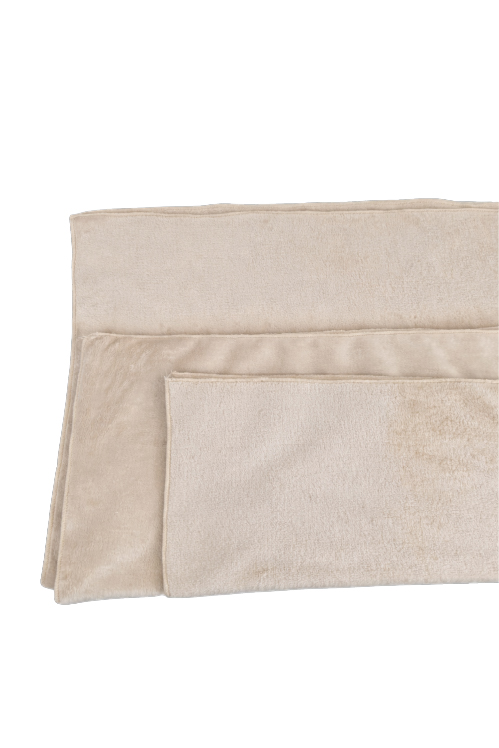 YAGU DESCANSO MANTA FLANNEL BEIGE
