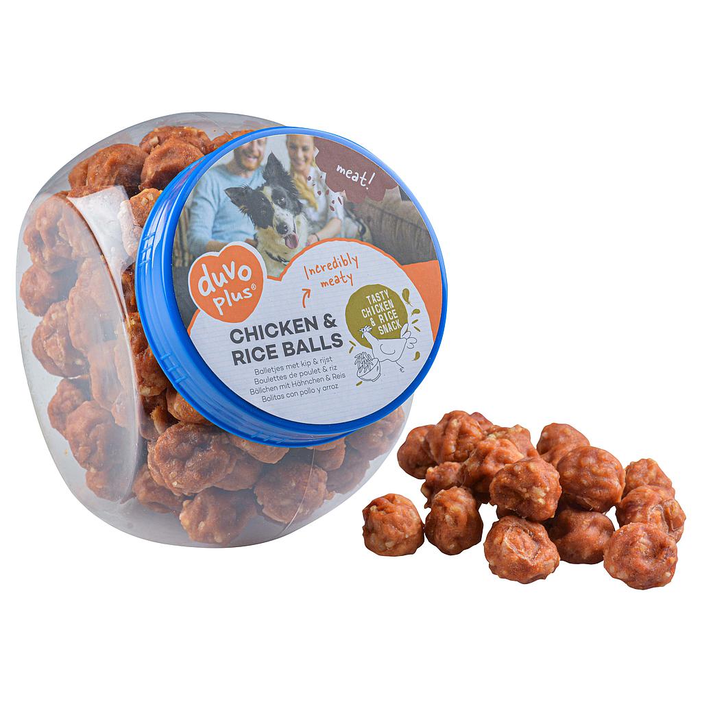 DUVO MEAT! BOLAS DE POLLO Y ARROZ 500 GR