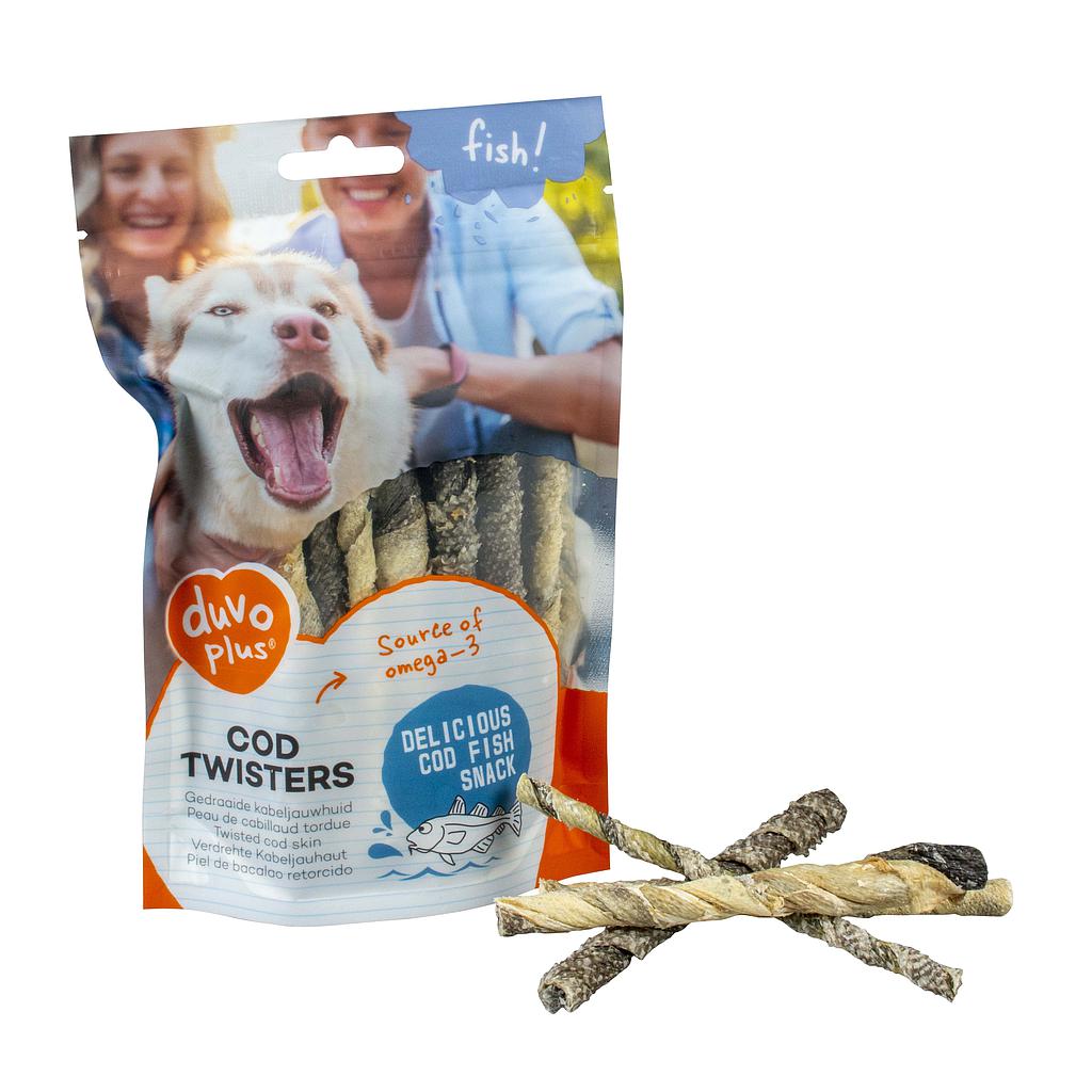 DUVO FISH! TWISTERS DE BACALAO 100 GR