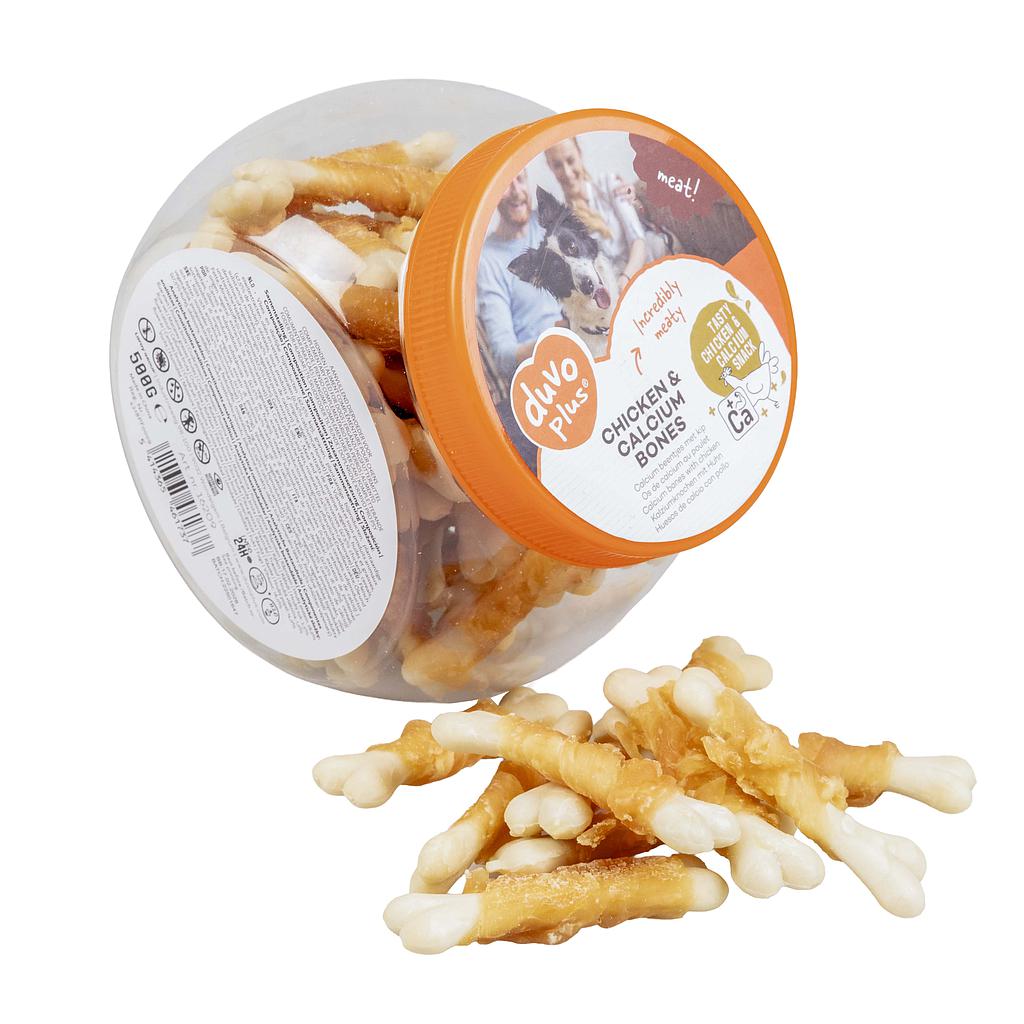 DUVO MEAT! HUESOS DE POLLO Y CALCIO 500 GR
