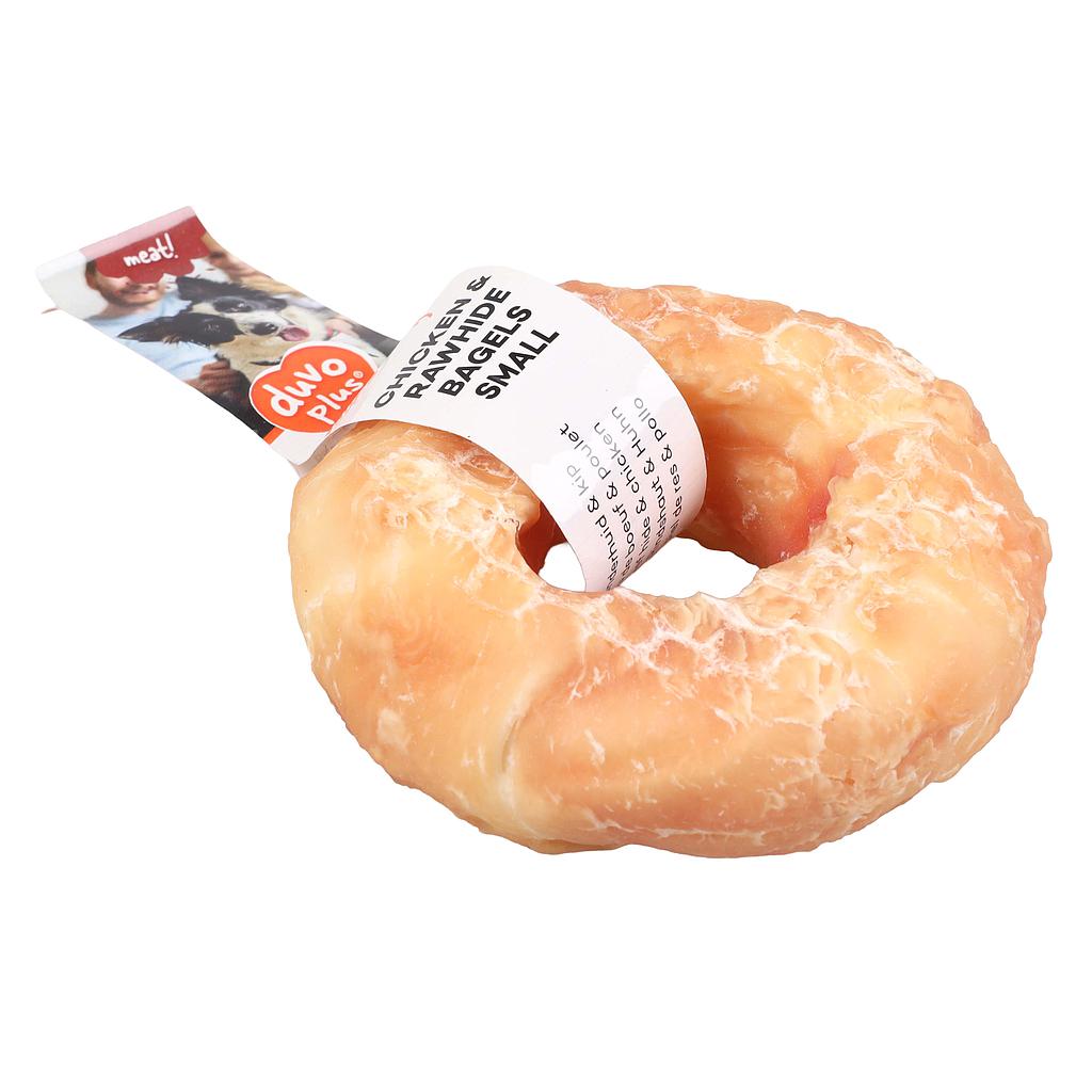 DUVO MEAT! BAGELS DE POLLO Y PIEL NATURAL T-S 6-8 CM DISPLAY