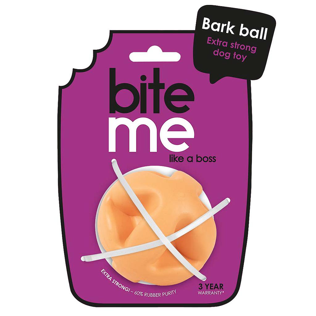 DUVO JUGUETE PERRO BARK BALL NARANJA  7,3 CM
