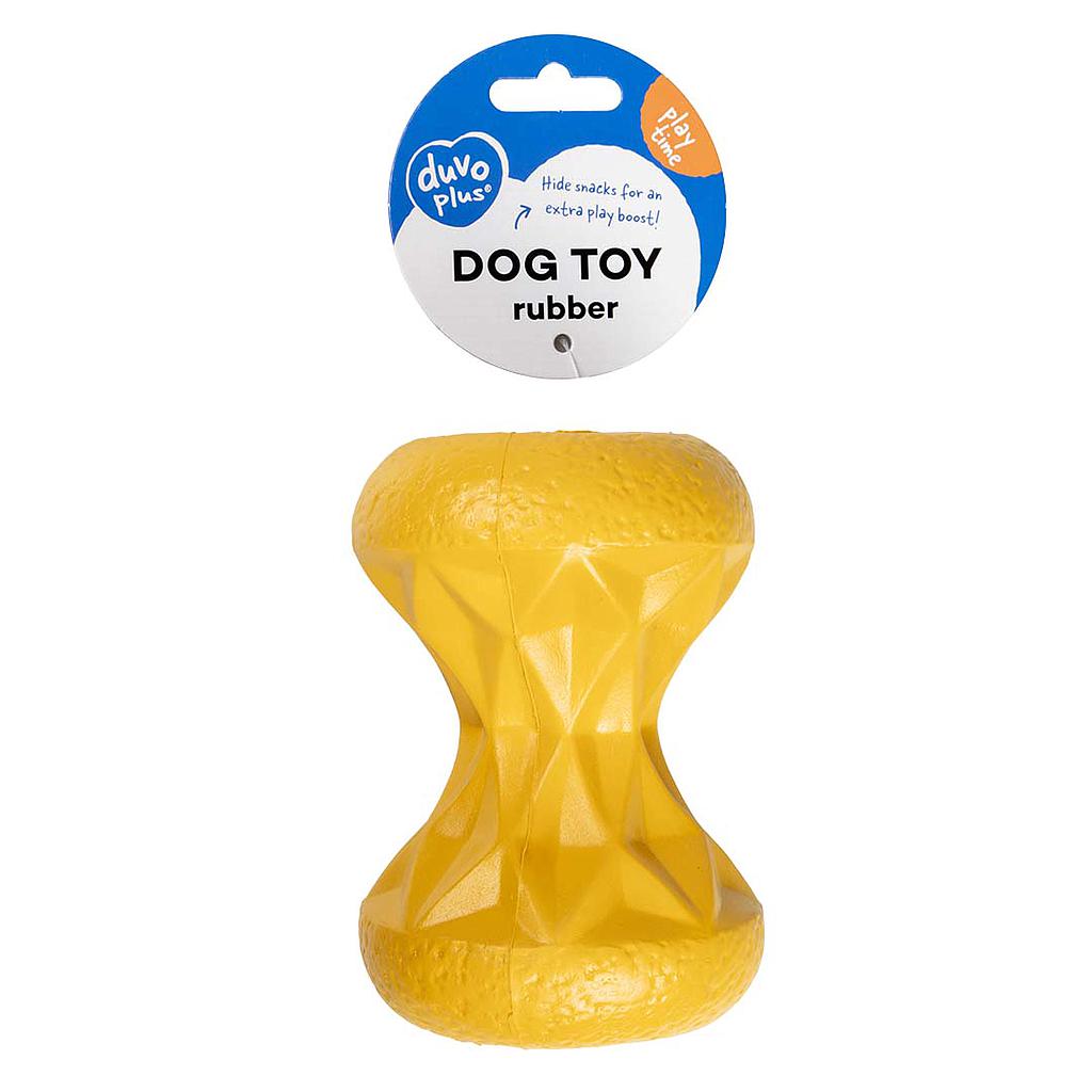 DUVO JUGUETE PERRO GRIPLAY RELOJ DE ARENA AMARILLO  12 x 8,6 x 8,6 CM
