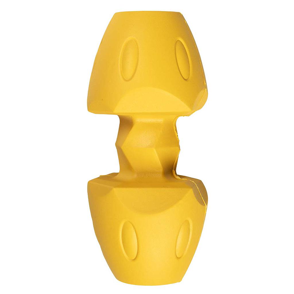 DUVO JUGUETE PERRO GRIPLAY DUO-TRAINER AMARILLO  15 x 6,6 x 6,6 CM