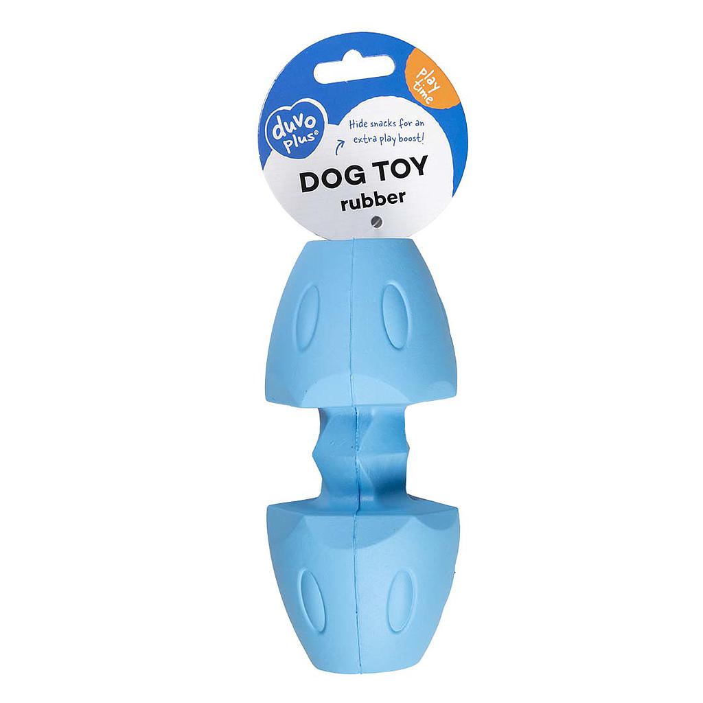 DUVO JUGUETE PERRO GRIPLAY DUO-TRAINER AZUL  15 x 6,6 x 6,6 CM