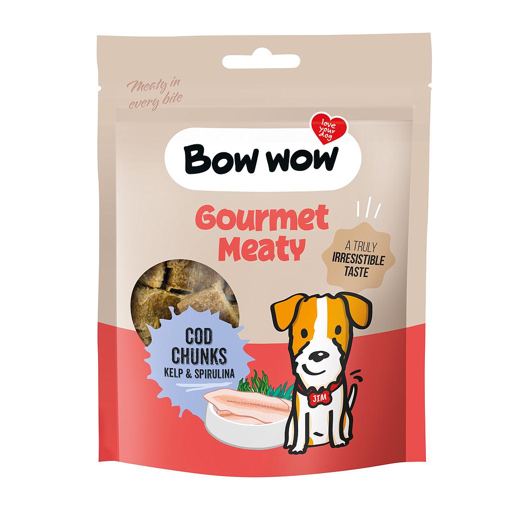 BOW WOW COD CHUNKS WITH KELP &amp; SPIRULINA 60 GR / 15 BOLSAS