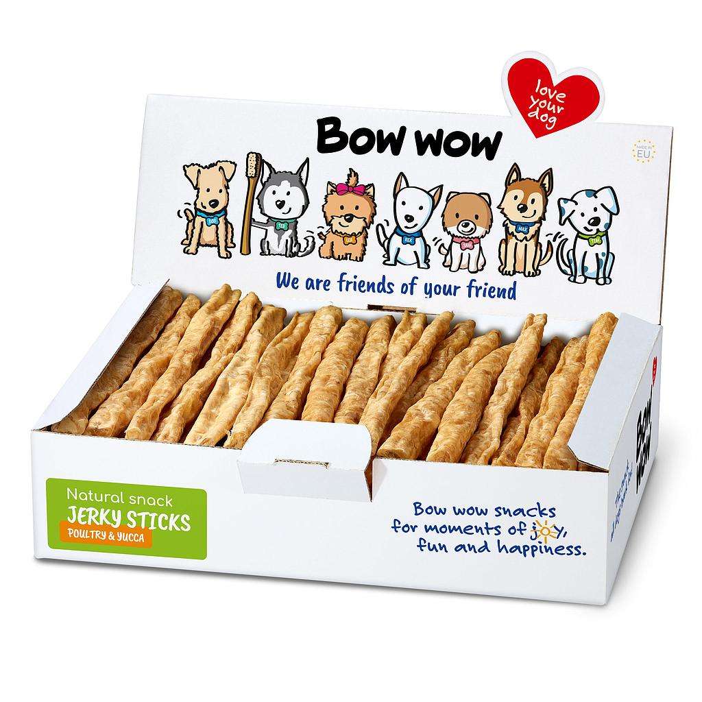 BOW WOW SUPER NATURAL JERKY STICK POULTRY &amp; YUCCA 50 UNI