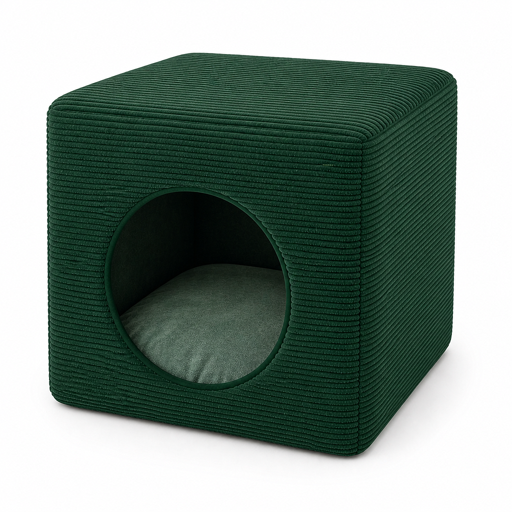 YAGU DESCANSO CUBO COMPACTO PANA GREEN T-U  33 x 33 x 33 CM