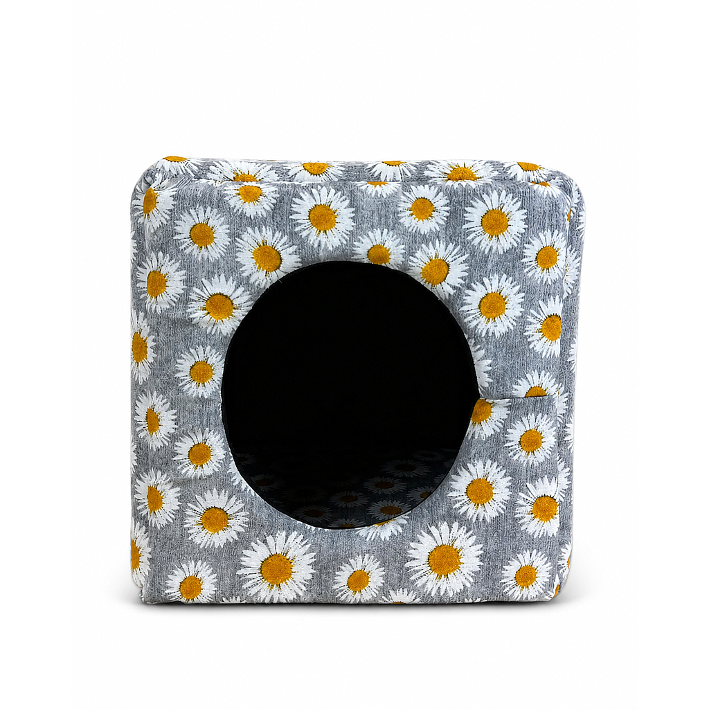 YAGU DESCANSO CUBO COMPACTO RENACER GRIS T-U  33 x 33 x 33 CM