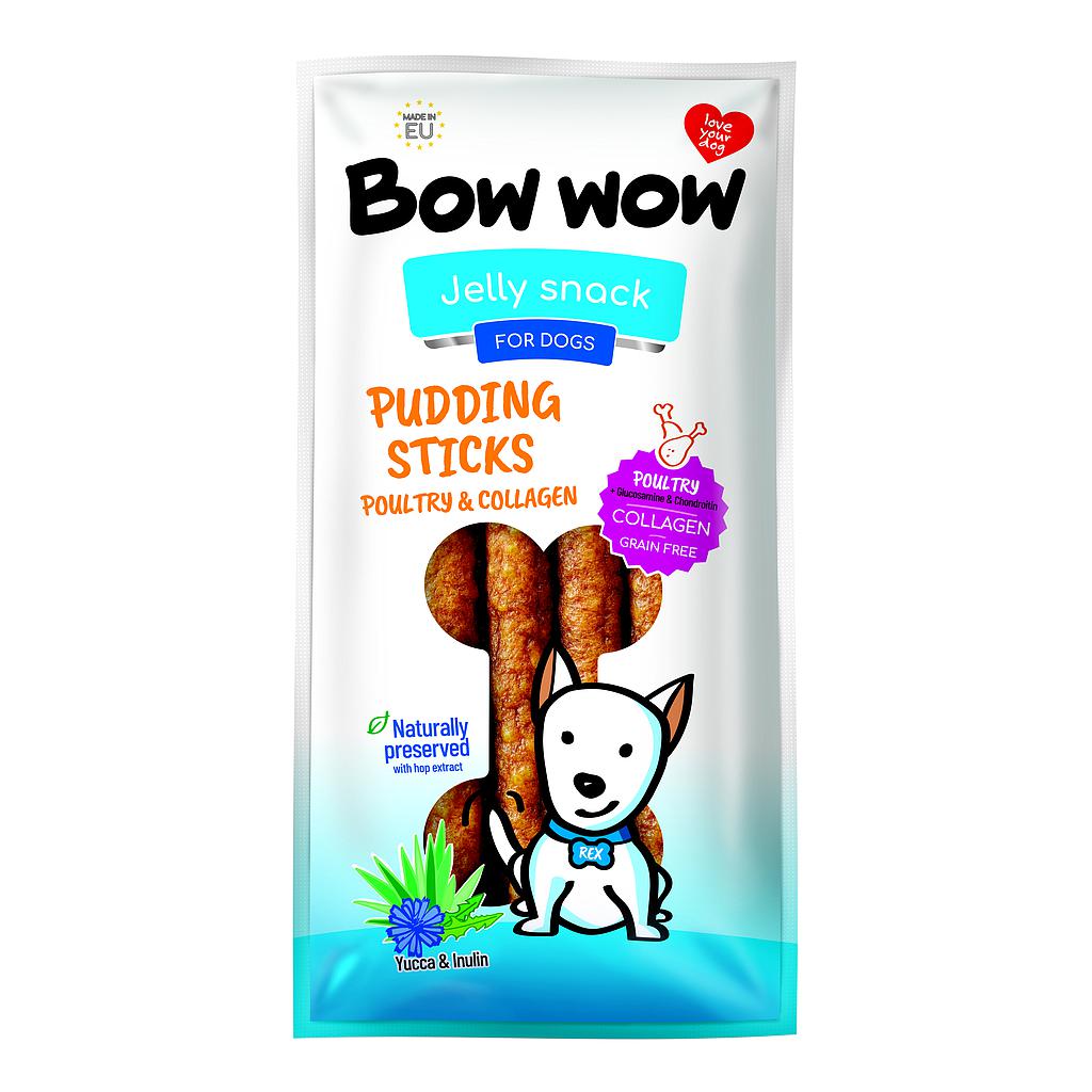 BOW WOW PUDDING STICKS POULTRY 6 UNI