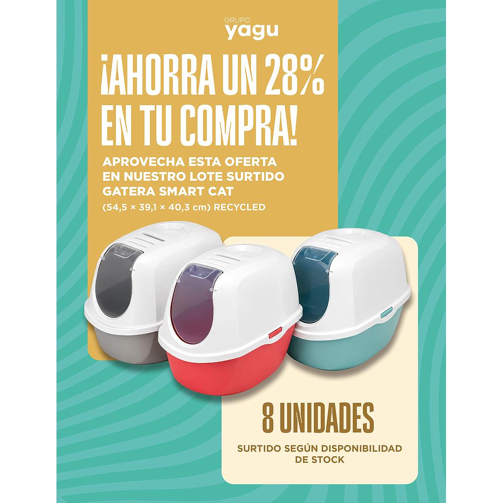 MODERNA LOTE SURTIDO GATERAS SMART CAT (54,5 x 39,1 x 40,3 CM) RECYCLED