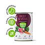 DNG NATURA DIET DOG PATE BEEF & VEGS 400 GR