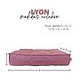 YAGU COLCHON HERMES LYON ROSA T-1  82 x 62 x 16 CM
