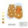 YAGU MODA SUDADERA COZY YELLOW STAR