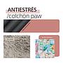 YAGU DESCANSO COLCHON PAW ANTIESTRES ANTRACITA T-U  80 x 60 x 12 CM