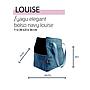 YAGU DESCANSO BOLSO NAVY LOUISE T-U  39 x 21 x 34 CM