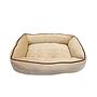 YAGU DESCANSO LOTE CAMA POLAR+ BEIGE T-2  62 x 45 x 14 CM