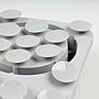 NEW DUVO COMEDERO GOMA ANTIESTRES 4 EN 1 GRIS 125 ML  30 x 20 x 4 CM