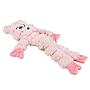 NEW DUVO JUGUETE PERRO PELUCHE HUGGI CERDO ROSA T-L  73 x 33 x 4,5 CM