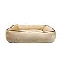 YAGU DESCANSO LOTE CAMA POLAR+ BEIGE T-2  62 x 45 x 14 CM