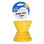 DUVO JUGUETE PERRO GRIPLAY DIABOLO AMARILLO  8,5 x 7,6 x 7,6 CM